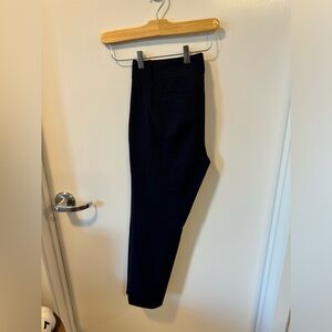 J. Crew Cameron Slim Crop Pant in Italian Stretch Wool Blend Navy Blue Size 8
